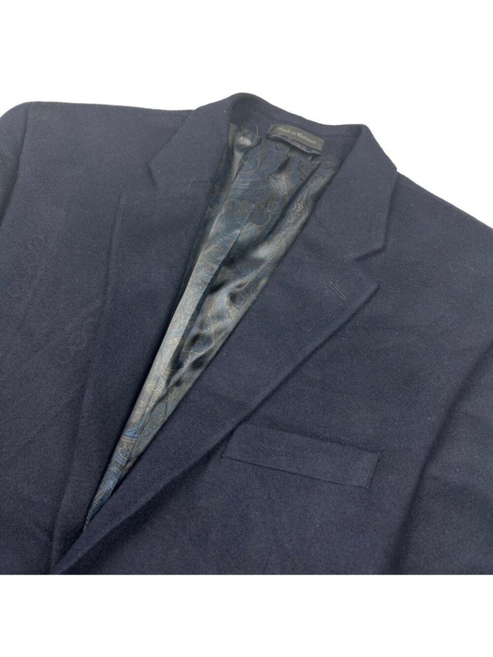 Lauren Ralph Lauren Men's Wool/Cashmere Flannel Blazer Black • 43R